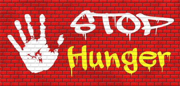 Stop hunger, suffering malnutrition starvation