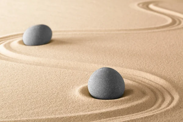 Zen meditation stone balance