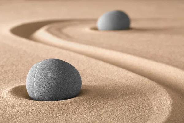 Zen meditation stone balance