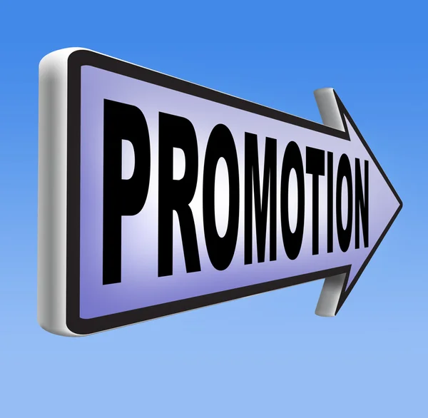 Promotions in job sign