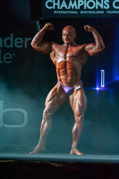 Athlete participates in Bodybuilding Champions Cup