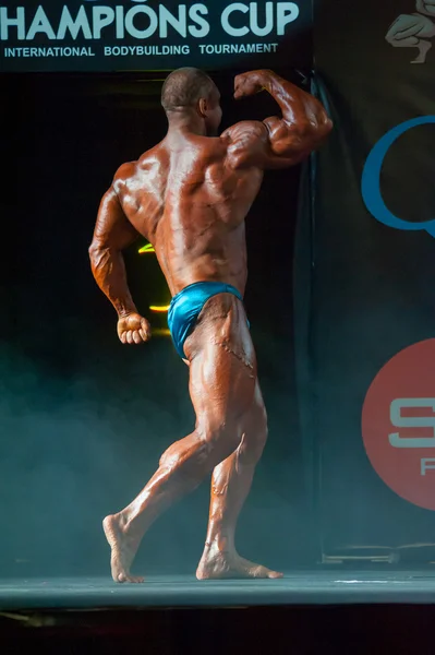 Athlete participates in Bodybuilding Champions Cup