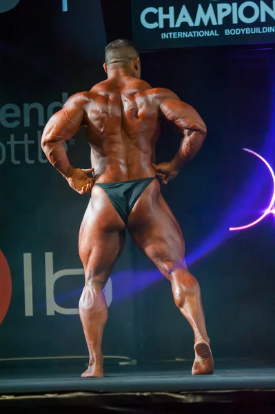 Athlete participates in Bodybuilding Champions Cup