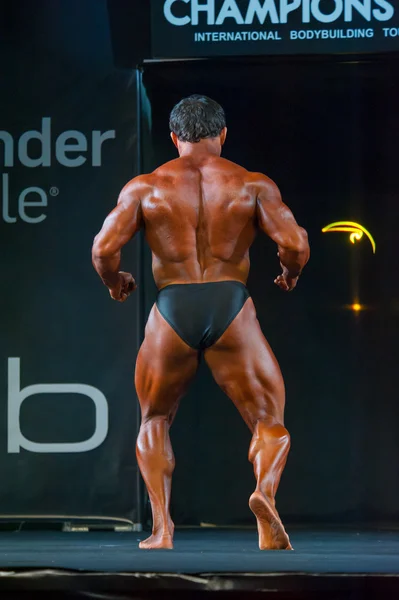 Athlete participates in Bodybuilding Champions Cup