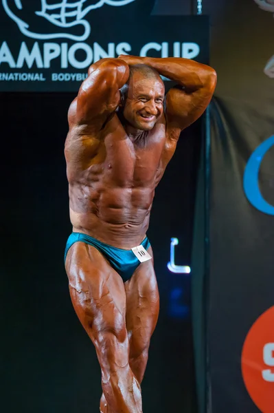 Athlete participates in Bodybuilding Champions Cup