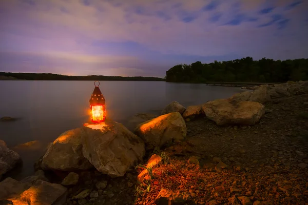 Blue Springs Lake at Night