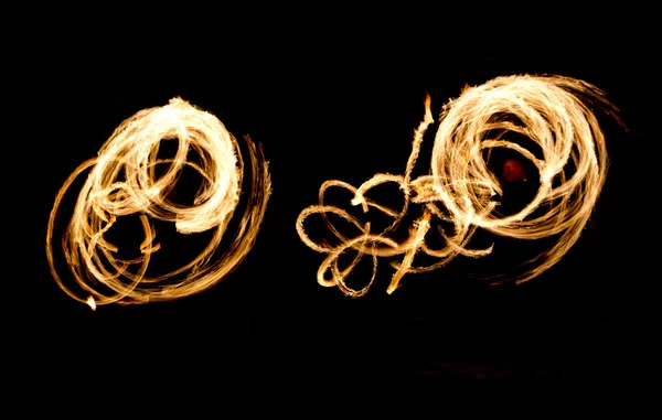 Fire Show Flaming Trails