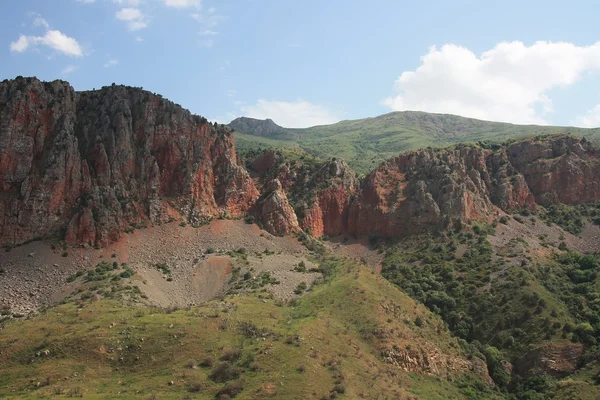 Panorama of Amaghu valley by Noravank. Armenia.
