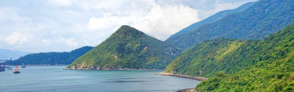 Crimea mountains and Black sea landscape