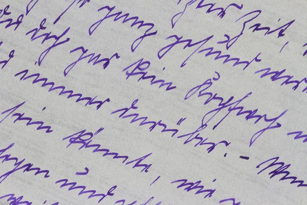 German Manuscript, 1920s - Detail