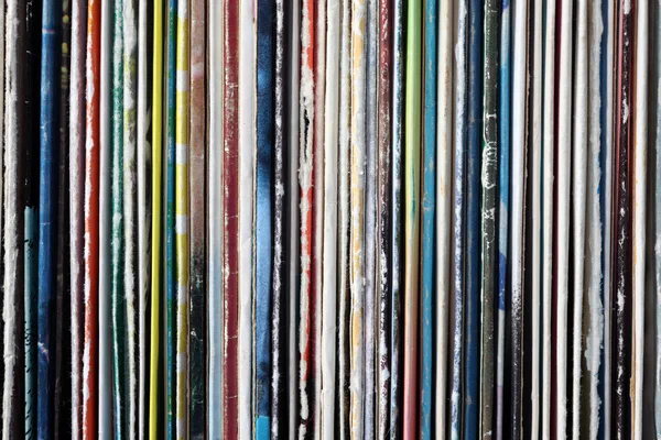 Collection of old vinyl records