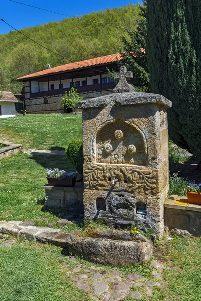 Fountain and Courtyard in Temski monastery St. George, Republic of Serbia