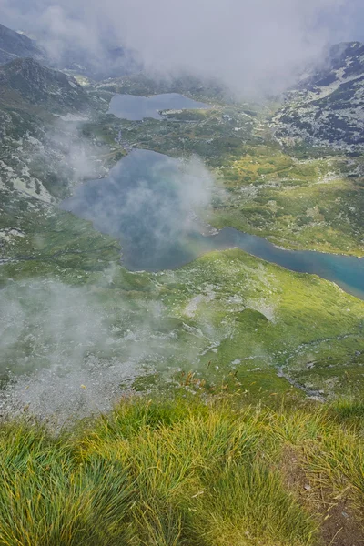 Clouds over The Twin and the Trefoil lakes, The Seven Rila Lakes