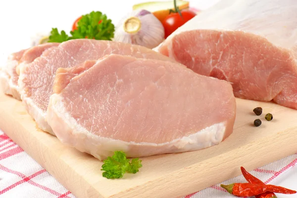 Boneless pork loin chops