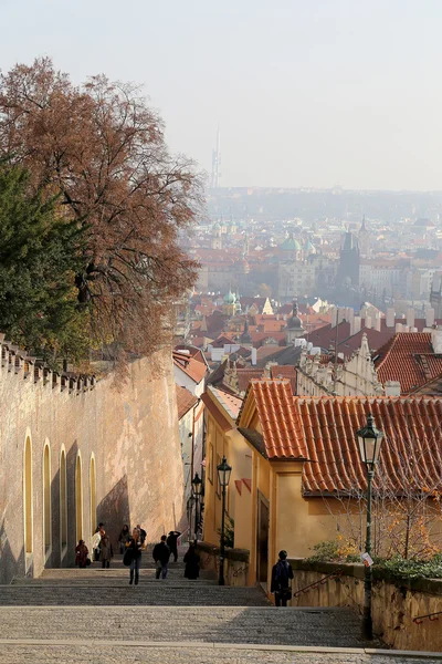 Landmarks, in the Prague Castle complex, Czech Republic. Prague Castle is the most visited attraction in the city.