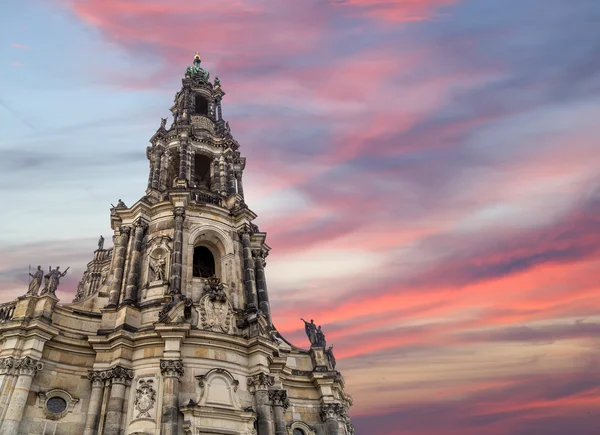 Hofkirche or Cathedral of Holy Trinity - baroque church in Dresden, Sachsen, Germany