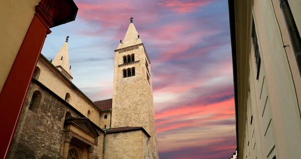 Landmarks, in the Prague Castle complex, Czech Republic. Prague Castle is the most visited attraction in the city