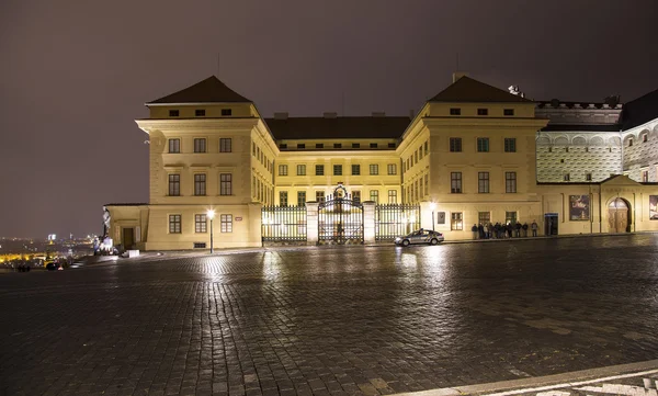 Landmarks, in the Prague Castle complex, Czech Republic(Night view ). Prague Castle is the most visited attraction in the city.