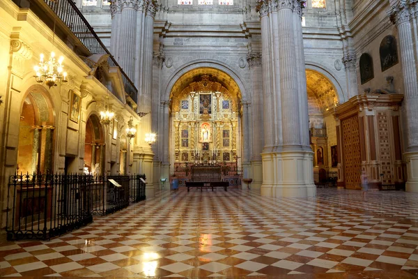 The interior Cathedral of Malaga--is a Renaissance church in the city of Malaga, Andalusia, southern Spain. It was constructed between 1528 and 1782, its interior is also in Renaissance style