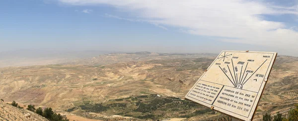 Panorama desert mountain landscape, Jordan
