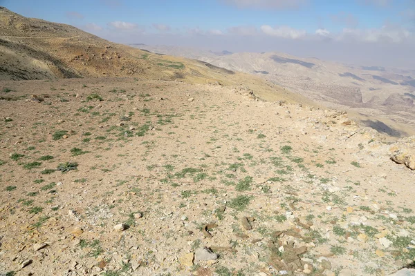 Desert mountain landscape (aerial view), Jordan, Middle East
