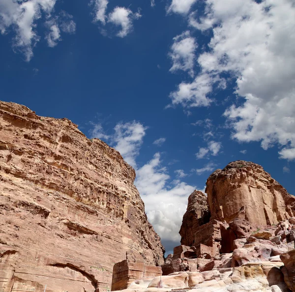 Mountains of Petra, Jordan, Middle East. Petra has been a UNESCO World Heritage Site since 1985