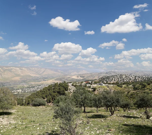 Mountain landscape, Jordan, Middle East  (photography from a high point)