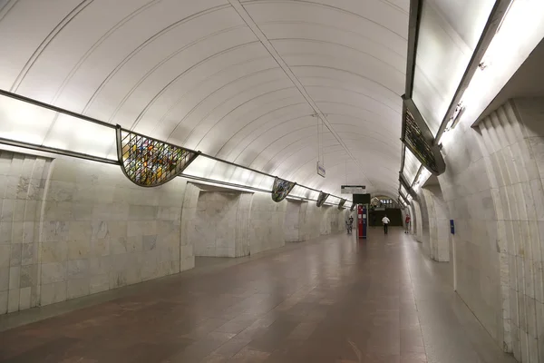 Metro station Tsvetnoy Bulvar in Moscow, Russia. It was opened in 31.12.1988