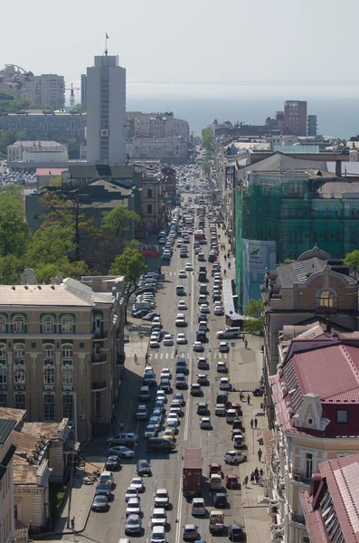 Vladivostok, Russia, Svetlanskaya street view