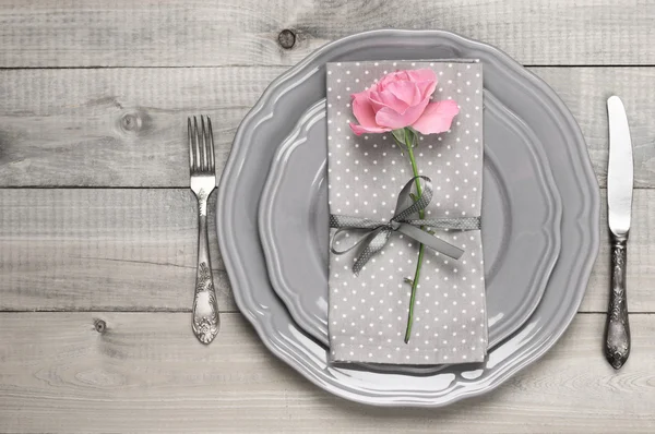 Romantic table setting