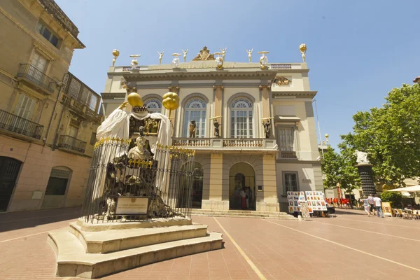 Entrance in Theatre and Museum Dali, Figueres, Spain.