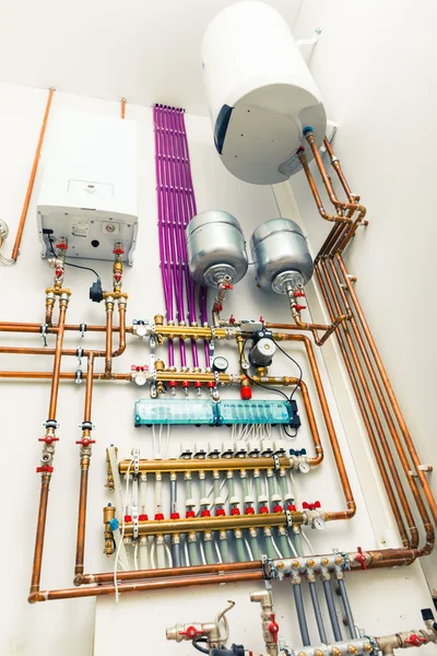 Independent heating system in boiler-house