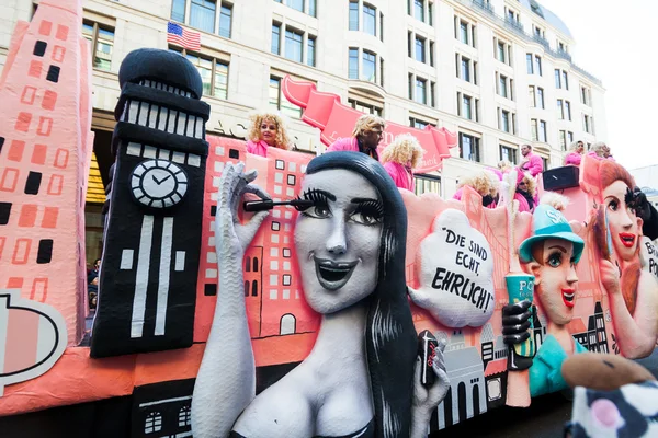 Carnival parade in city center