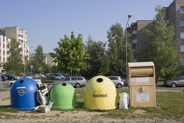 Garbage dump in small city