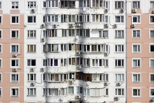 Windows and balconies - big city house