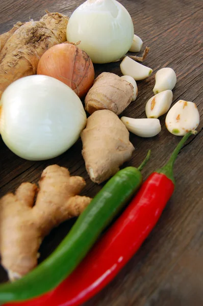 Healthy seasonal vegetables