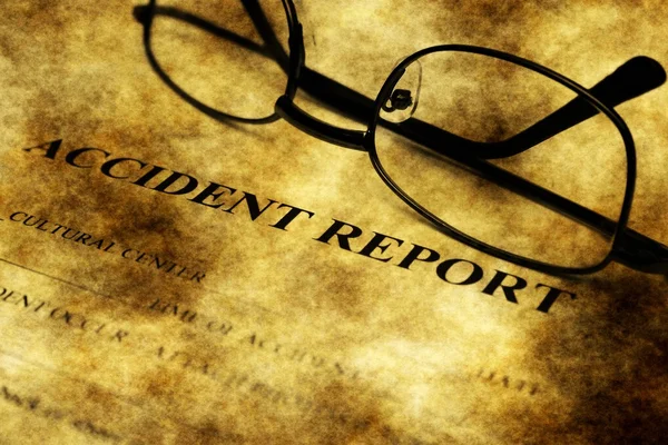 Accident report grunge concept