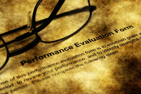 Performance evaluation grunge  form