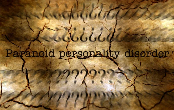 Paranoid personality disorder grunge concept