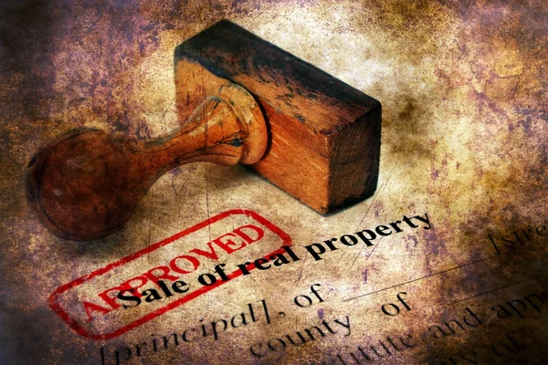 Stamp approved on sale of real property form