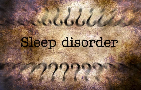 Sleep disorder grunge concept