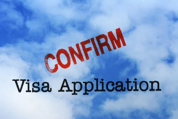 Visa application - confirm