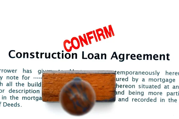 Construction loan agreement