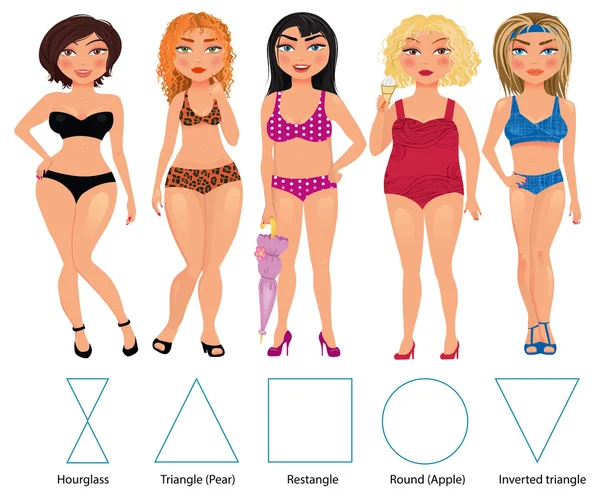 different types of female figures