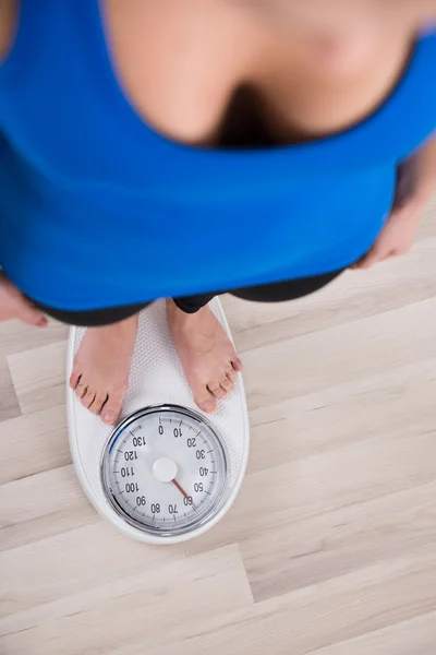 Woman Measuring Body Weight