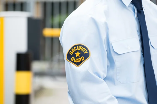 Male Security Guard In Uniform