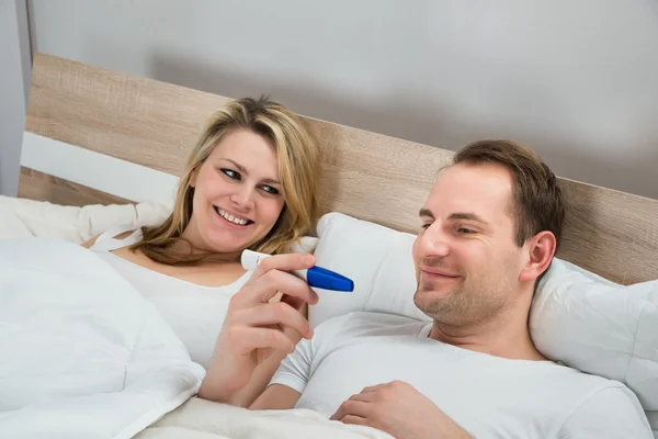 Couple With Pregnancy Test