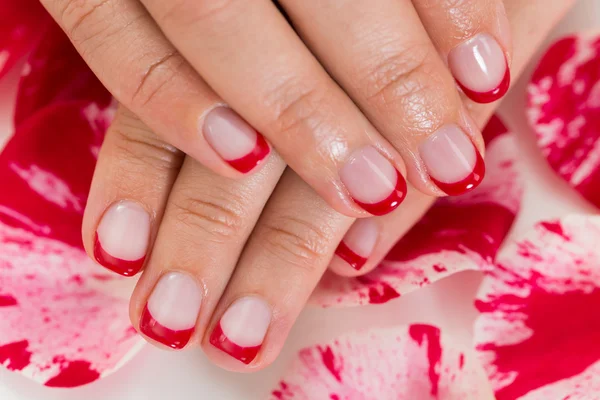 Female Hands With Manicured Nail Varnish