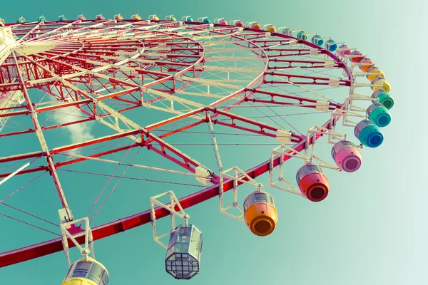 Big ferris wheel in amusement park