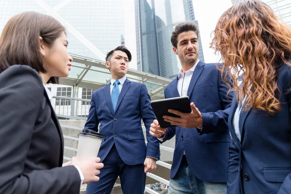 Group of multi ethnic business people